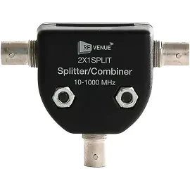 RF Venue 2X1SPLIT Passive Splitter/Combiner Black