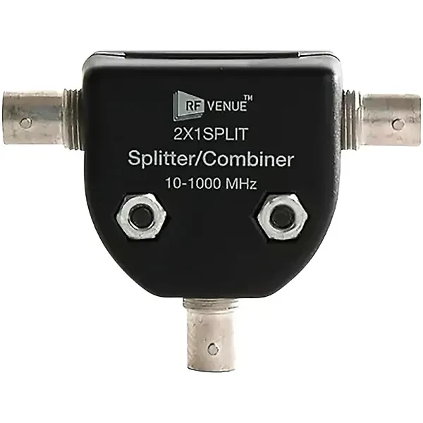 RF Venue 2X1SPLIT Passive Splitter/Combiner Black