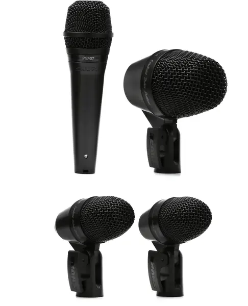 Набор инструментальных микрофонов Shure PGA Drum Kit 4 с аксессуарами