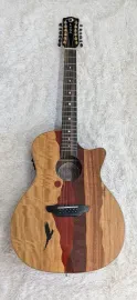 Luna Guitars Luna Vista Eagle 12 String  Tropical Wood Acoustic Electric Guitar w/Hard Case