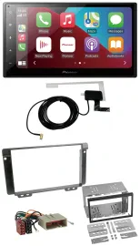 Автомагнитола для Land Rover Freelander 2004–2006 Pioneer 2DIN USB Bluetooth DAB MP3