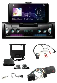 Pioneer USB Lenkrad Bluetooth DAB Autoradio für Chevrolet Cruze ab 2016 klavier