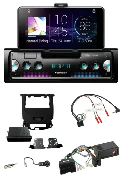 Pioneer USB Lenkrad Bluetooth DAB Autoradio für Chevrolet Cruze ab 2016 klavier