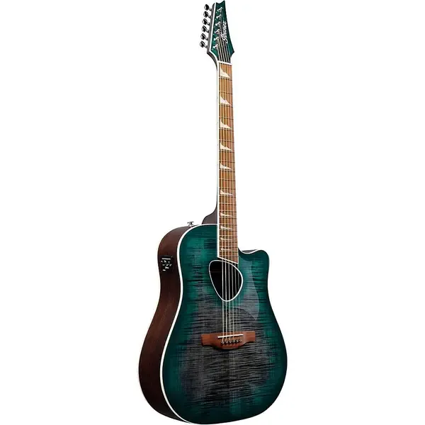 Электроакустическая гитара Ibanez ALT30FM Altstar Flamed-top Dreadnought Emerald Doom Burst