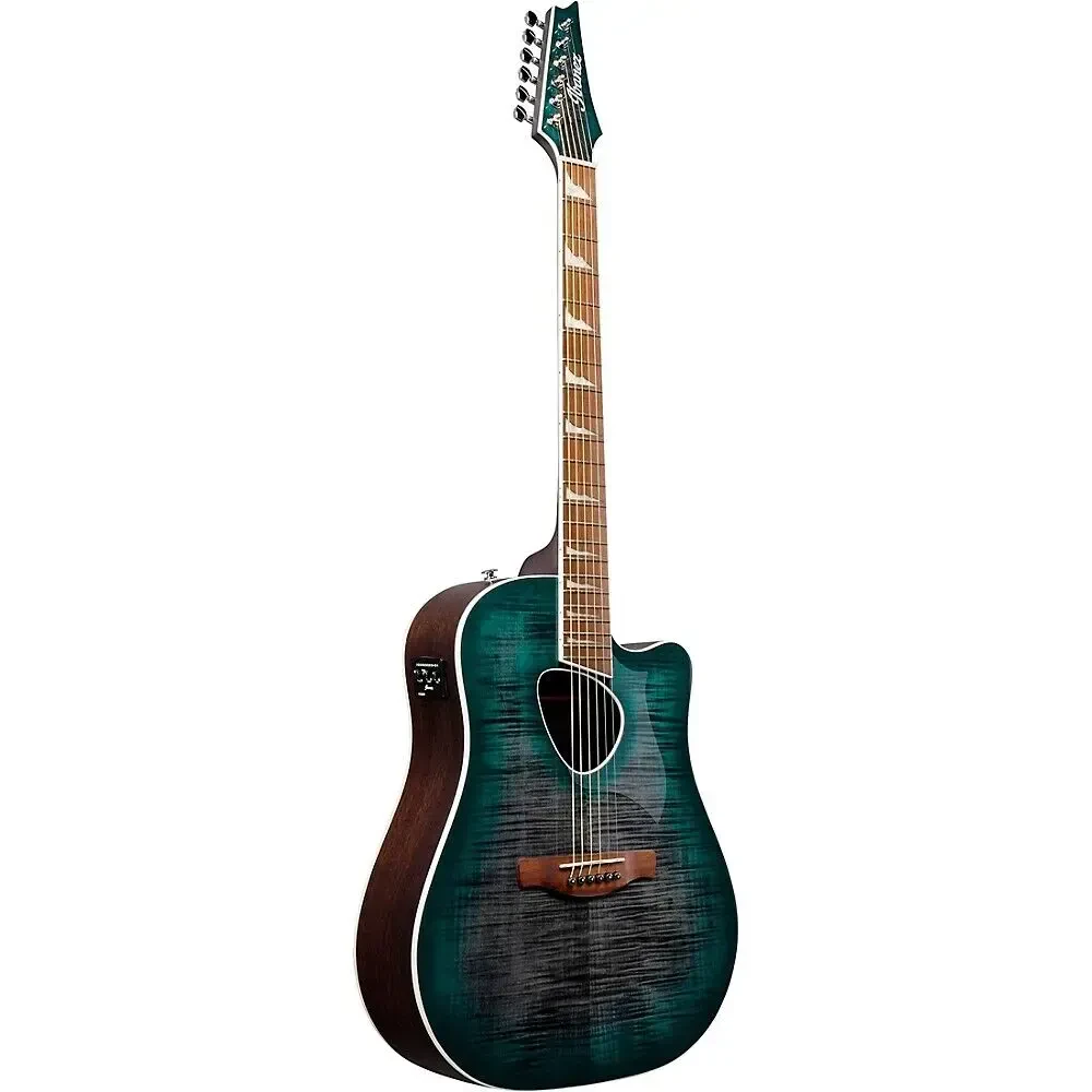 Электроакустическая гитара Ibanez ALT30FM Altstar Flamed-top Dreadnought Emerald Doom Burst