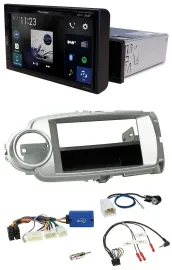 Pioneer DAB Lenkrad Bluetooth USB Autoradio für Toyota Yaris 2011-2014 silber 28