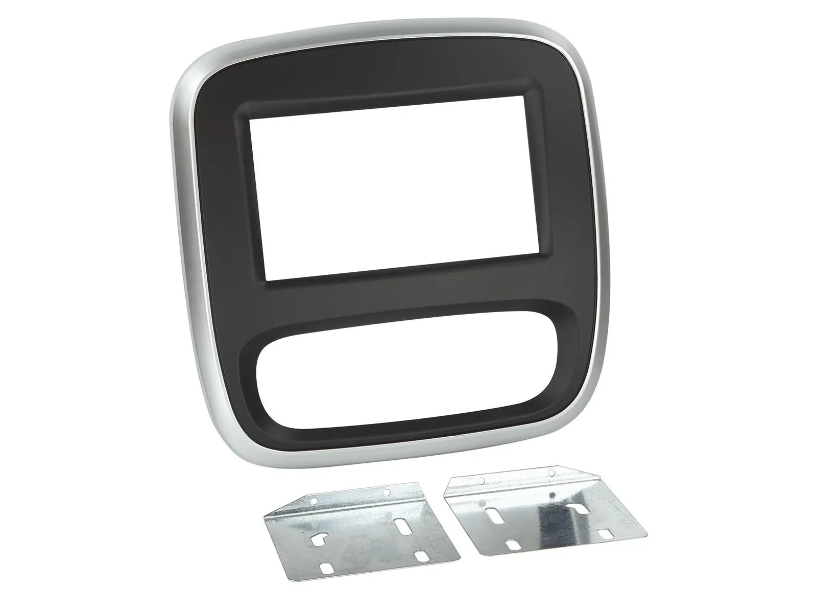 Einbaurahmen Set Doppel DIN Autoradio für Opel Vivaro Renault Trafic ab 2014 sch