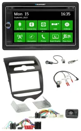 Blaupunkt Bluetooth 2DIN Lenkrad DAB USB TMC Navigation für Hyundai ix20 ab 2010