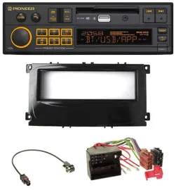 Pioneer DAB MP3 USB Bluetooth Autoradio für Ford Mondeo S-Max 07-14 glänzend sch
