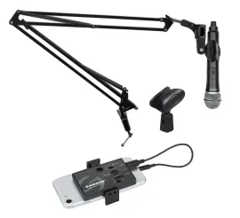 Samson Go Mic Mobile Wireless ASMR Recording Streaming Kit w/Microphone+Boom