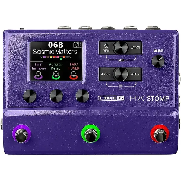 Процессор эффектов Line 6 HX Stomp Limited Edition Multi-Effects Pedal Purple