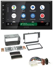Kenwood DAB Bluetooth USB MP3 2DIN Autoradio für Mitsubishi Colt 2004-2009