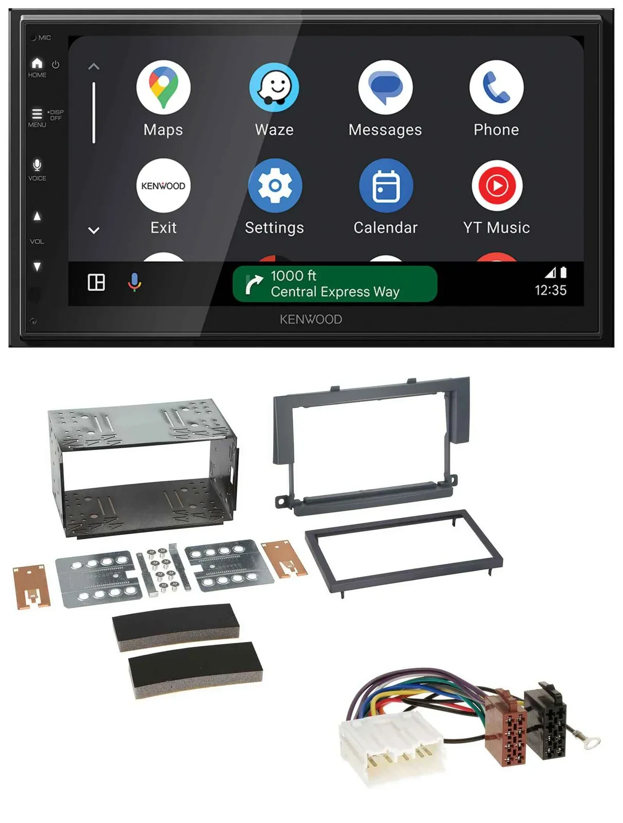 Kenwood DAB Bluetooth USB MP3 2DIN Autoradio für Mitsubishi Colt 2004-2009