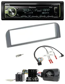 Автомагнитола для Alfa 147 GT 2007–2010 Pioneer DAB, CD, USB, MP3, антрацит