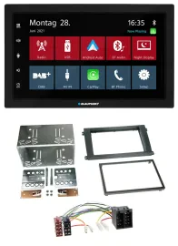Blaupunkt MP3 Bluetooth DAB 2DIN USB Autoradio für Porsche Cayenne 2002-2007