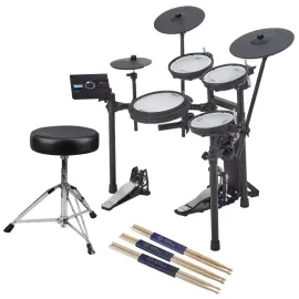 Roland TD-17KV Generation 2 V-Drums Electronic Drum Kit Bundle With Roland Drum