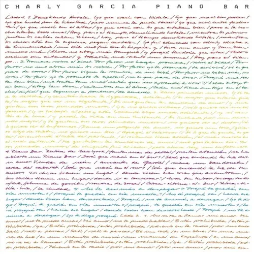 Виниловая пластинка Charly Garcia - Piano Bar [New Vinyl LP]