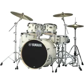 Б/У Ударная установка Yamaha Stage Custom Birch (набор, 5 шт.) 22" бас-барабан белый