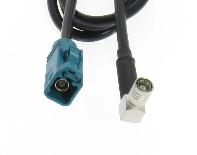 Антенный кабель Dietz 9474 Fakra Z (гнездо) — SMB (гнездо), угловой, 3 м, LowLoss