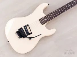 Б/У Электрогитара Kramer Baretta 1985 White с Floyd Rose, с кейсом, с ярлыком