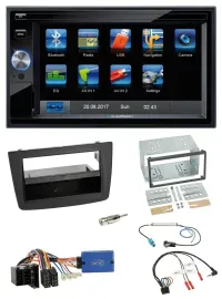 Автомагнитола Blaupunkt 2-DIN, Bluetooth, SD/USB, TMC, для Alfa Romeo Mito, поддержка кнопок на руле