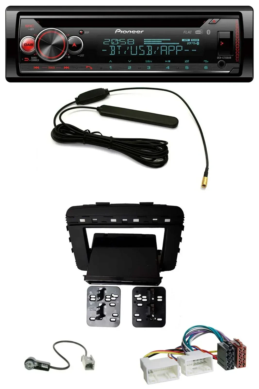 Автомагнитола для Kia Sorento (UM, с 03/2015) Pioneer USB, DAB, MP3, Bluetooth, CD