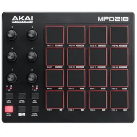 Компактный USB/MIDI-контроллер Akai Pro MPD218
