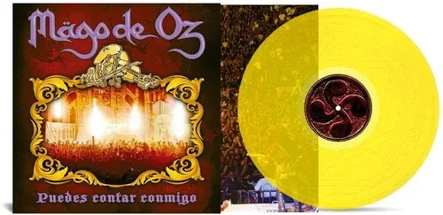 Виниловая пластинка Mago De Oz - Puedes Contar Conmigo - Yellow Vinyl [New Vinyl LP] Colored Vinyl,