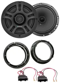 Blaupunkt 220Watt 16,5cm 2-Wege Lautsprecher für VW Golf IV V Passat Tür Front H