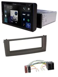 Pioneer DAB MP3 Bluetooth USB Autoradio für Fiat Grande Punto Punto ab 05 schwar