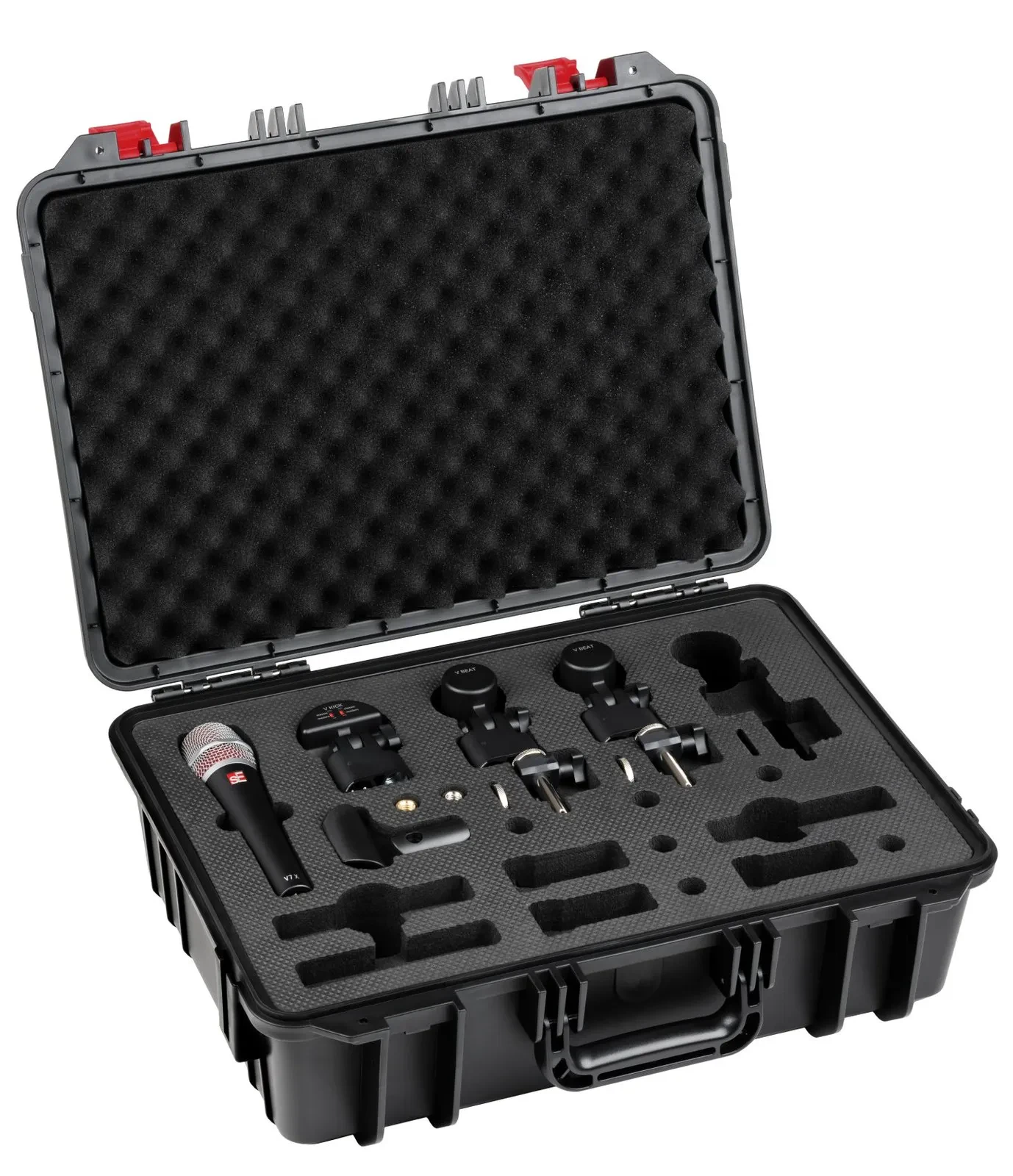 Se Electronics V PACK VENUE STANDARD Drum Mic Kit w/V KICK/Beat/V7 X+Clamp+Case