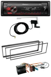Pioneer 1DIN USB DAB MP3 AUX Autoradio für Peugeot 307, 1007 (2001-2009)