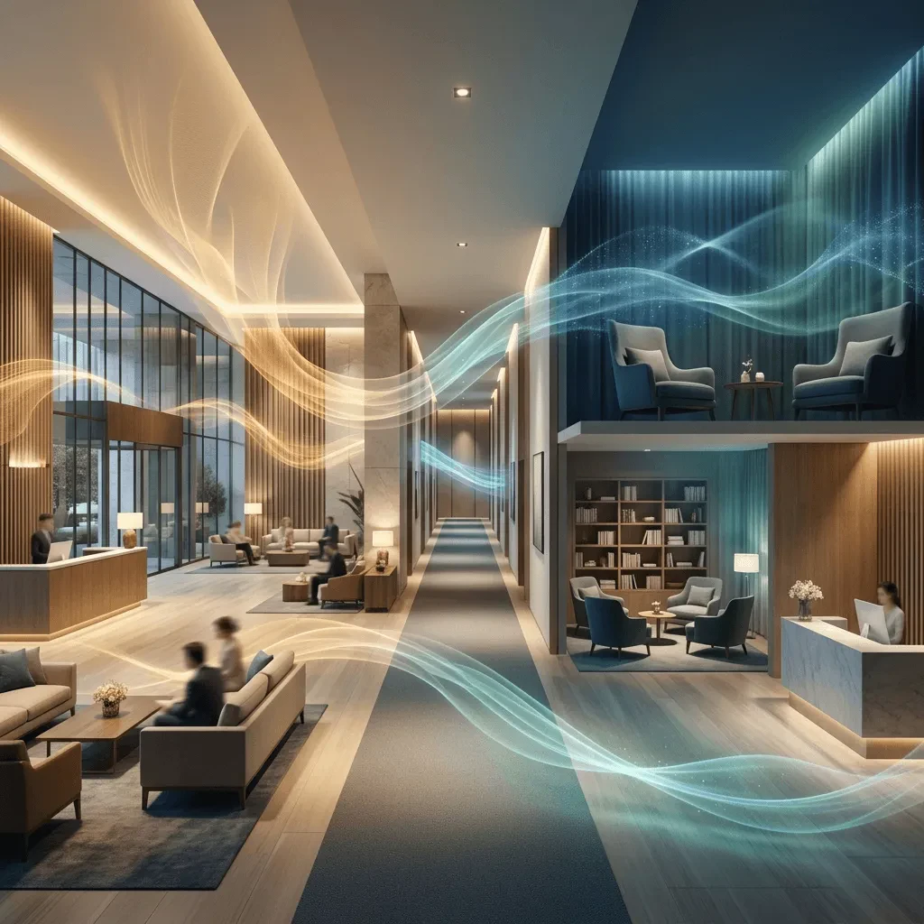 Озвучивание лобби, коридоров и зон отдыха в отеле