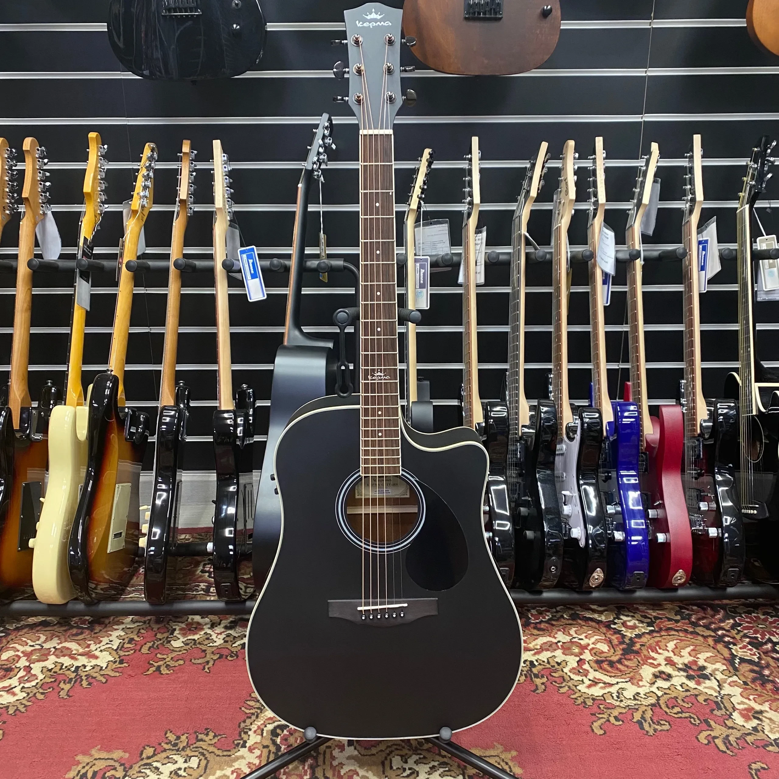 Трансакустическая гитара KEPMA D1C GGP-05 Black Matt