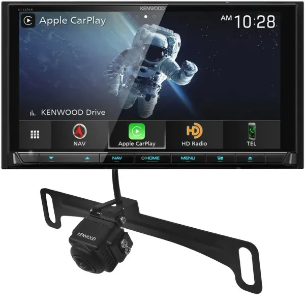 Kenwood DNX997XR 6.75" Touchscreen Receiver + 180° Backup Camera