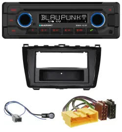 Blaupunkt AUX MP3 CD Bluetooth USB Autoradio für Mazda 6 (08-12) - glänzend