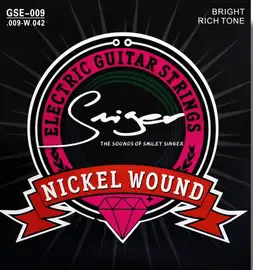 Струны для электрогитары Smiger GSE-009 Nickel 9-42