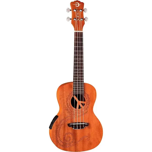 Укулеле Luna Maluhia Concert Acoustic-Electric Ukulele Mahogany