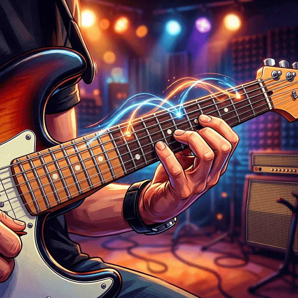 Как играть легато на гитаре