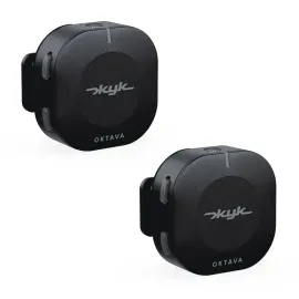 ZHUK-2-CH Жук-2-Ч Беспроводная петличная микрофонная система, 2 передатчика, черная, Октава