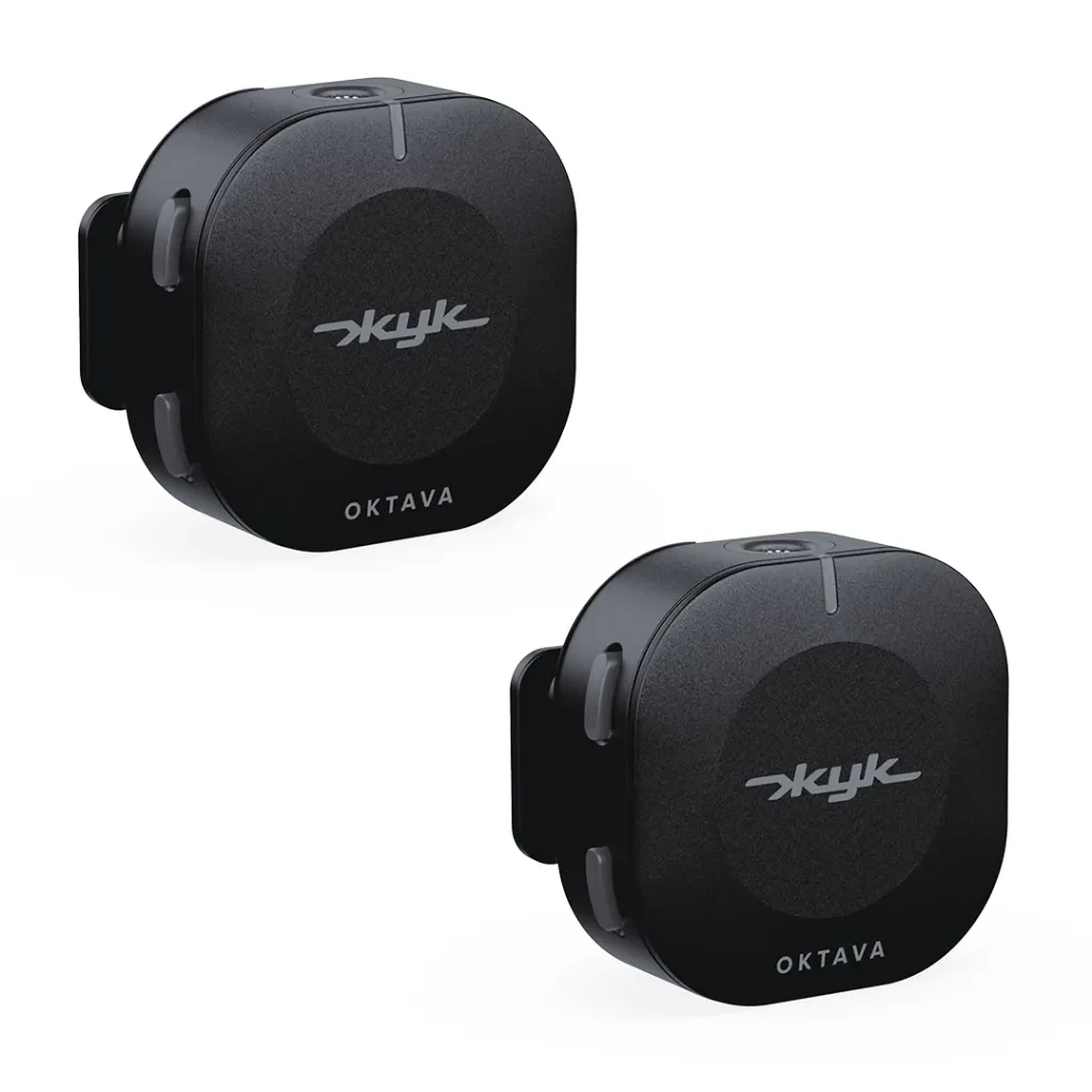 ZHUK-2-CH Жук-2-Ч Беспроводная петличная микрофонная система, 2 передатчика, черная, Октава