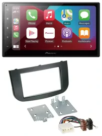 Pioneer USB MP3 DAB 2DIN Bluetooth Autoradio für Mitsubishi Colt 2008-2012