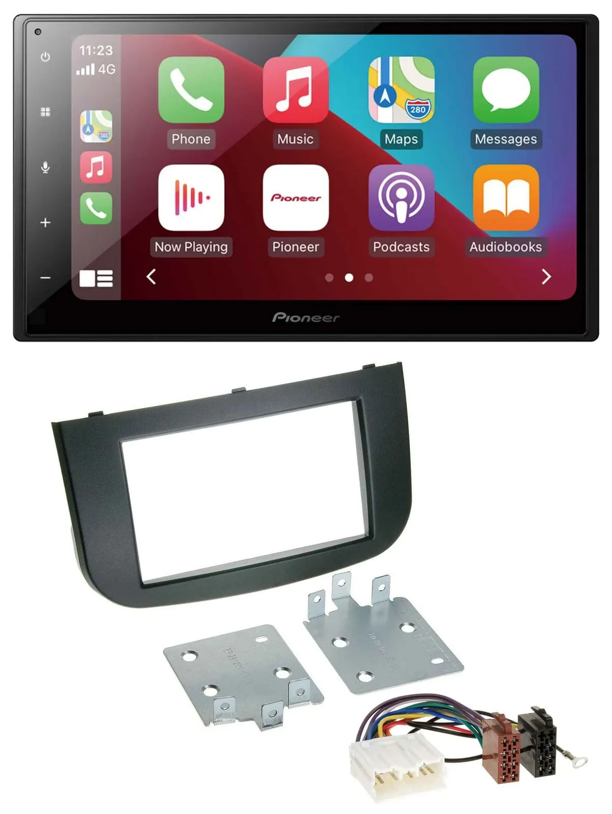 Pioneer USB MP3 DAB 2DIN Bluetooth Autoradio für Mitsubishi Colt 2008-2012