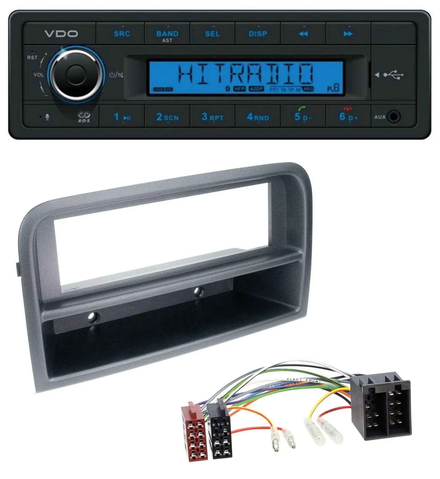 VDO AUX Bluetooth USB MP3 Autoradio für Fiat Croma (ab 2005)