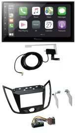 Автомагнитола для Ford Kuga (DM2, с 2013) Pioneer 2 DIN, USB, MP3, Bluetooth, DAB