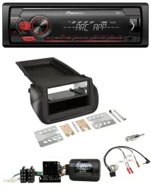 Pioneer DAB 1DIN MP3 Lenkrad USB Autoradio für FIAT Fiorino ab 2008