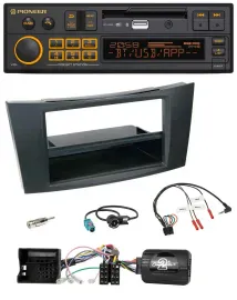 Pioneer DAB Lenkrad USB Bluetooth Autoradio für Mercedes CLS E-Klasse 2002-2008