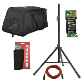 Odyssey BRLSPKSM Redline Pro 12" Speaker Bag + Speaker Accessories Pack