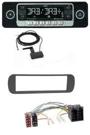 Dietz DAB Bluetooth USB MP3 Autoradio für Lancia Y (1996-2004) - schwarz