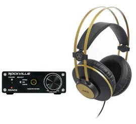 AKG K92 Studio/Production.Podcast Monitor Headphones+DAC Headphone Amp